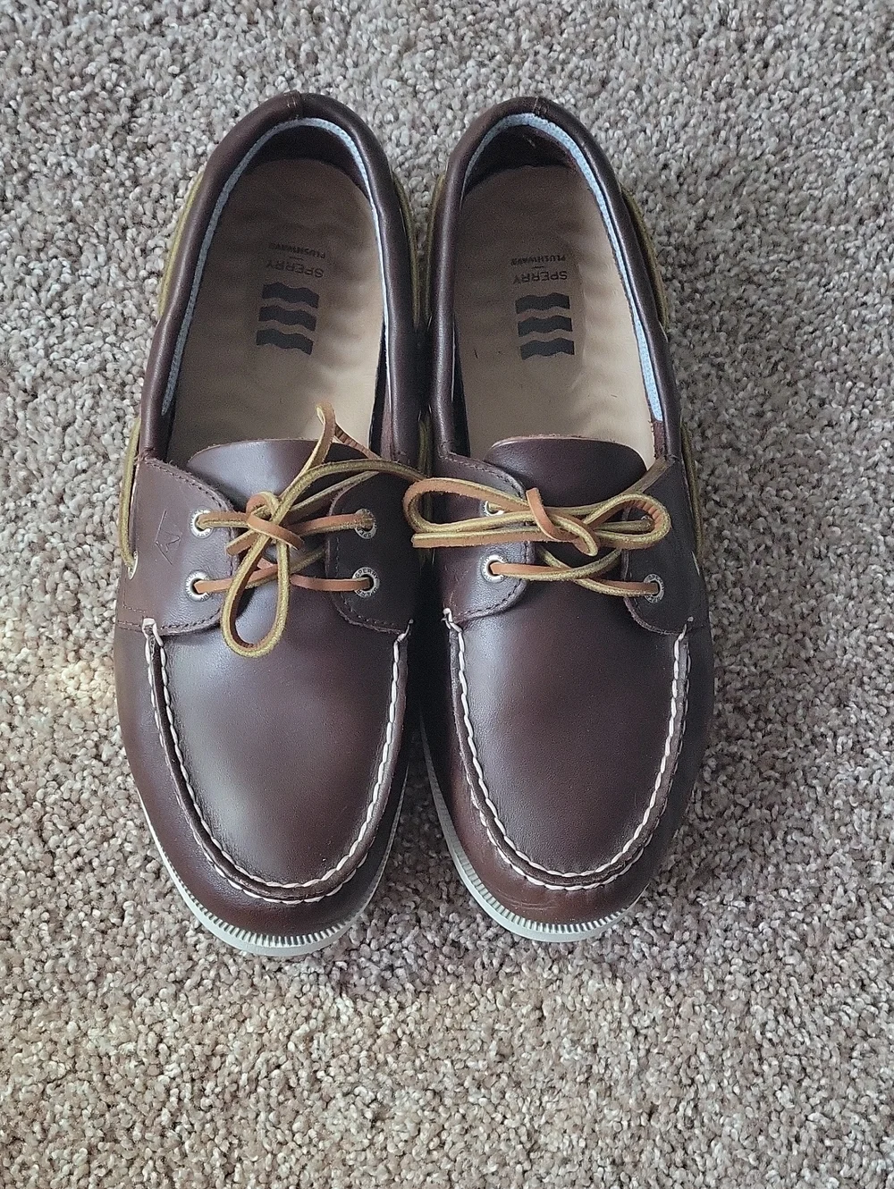 Sperry's Men's Brown Leather Boat Shoes